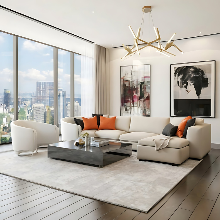 3 BHK residence interior view 3